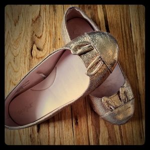 Girls Bunny slip ons